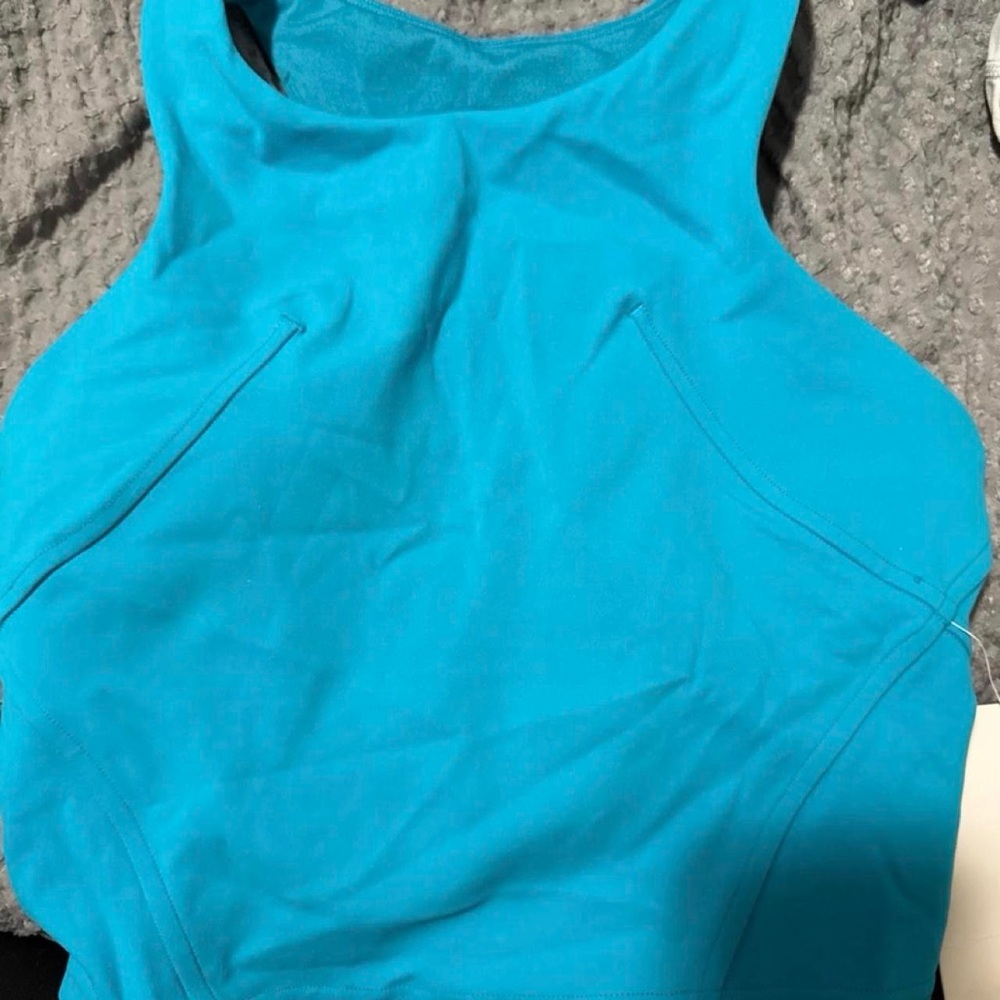 lululemon athletica Bright Turquoise Racerback Tank